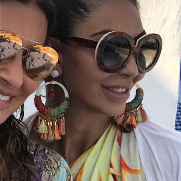 Valentino Accessories - 🚫SOLD🚫VALENTINO Brown oversized round sunglasses